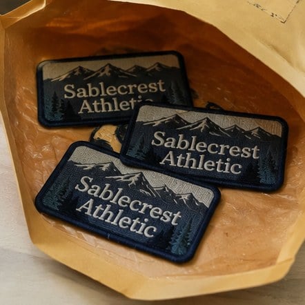 Custom iron on patches for a small business