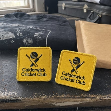 Customized iron on patches for bands and music merch