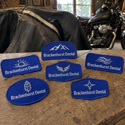 Customized iron on patches for motorcycle clubs and riders