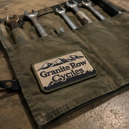 Personalized iron on patches with a logo